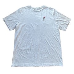 Travis Mathew T-Shirt Mens XXL White Always On Holiday HUGE Logo Christmas MINT