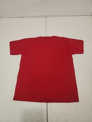 Gildan Ultra Cotton Youth Size L Red Hockey Goalie Graphic T-Shirt Behind Every