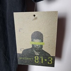 NWT S.Gank T-Shirt Mens Multiple Sizes Black District 81-3 SS Acid Wash USA Made