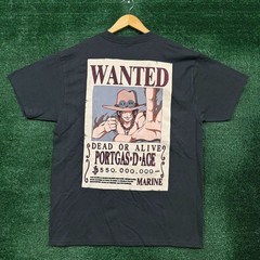 One Piece Wanted Poster T-Shirt Size Large