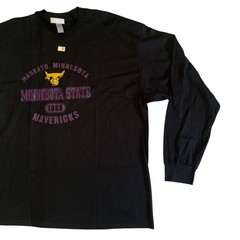 SDI Men’s Size 2XL Minnesota State University Mavericks Mankato Black T-Shirt
