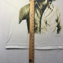 Zion Rootswear Bob Marley Graphic T-Shirt White 1X Reggae Portrait 2003 Vintage
