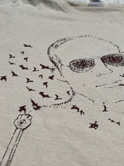 Vintage Hunter S Thompson Fear And Loathing T Shirt Vtg Ralph Steadman Art Gonzo