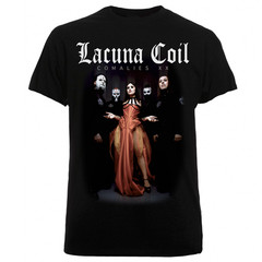 Retro Comalies XX Lacuna Coil Band Shirt Classic Black Unisex S-5XL IM1008
