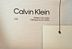Calvin Klein CK Mens Gold Logo Short Sleeve T-Shirt Size L – BRAND NEW W TAGS