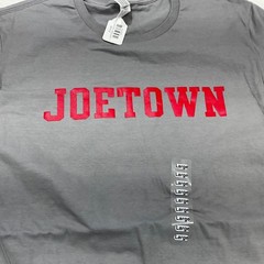 Jerzees Joetown CSB SJU T-Shirt Mens Large Gray Red Short Sleeve Crew Neck NEW