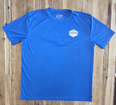Costa Del Mar -See What’s Out There- Blue Short Sleeve Polyester Shirt Men’s XXL