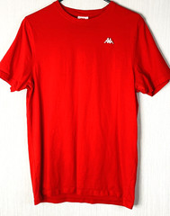 Kappa Tee Red Logo Size Large