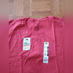 Fruit of the Loom Dual Defense Men’s Short Sleeve Tees in Gray and Red 4XL