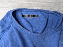 Greg Norman Shark Blue Heather Shorts Sleeve T-Shirt
