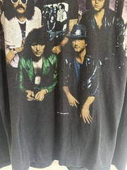 1987 Deep Purple The House Of Blue Light Tour 80s Faded Black Vintage T-Shirt Lg