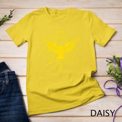 Owl Moon Geometric Pattern Wild Free Minimal Bird Space Art Tee Unisex T-shirt