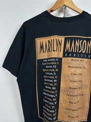 2003 Vintage Marilyn Manson The Golden Age of Grotesque Band T-Shirt Size L