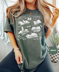 Cottagecore Enchanted Books Cozy Comfort Tee
