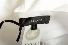 Versace Men’s White Crewneck Sleeveless T-Shirt Tank Versace Sz 8 US 2XL IT 56
