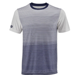 Wilson Men’s stripped T-Shirts,Performance Tee, Team Crew Neck, 6 Colors, Active