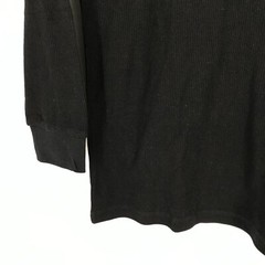 Jachs Shirt Mens XL Extra Large Long Sleeve Thermal Waffle Casual Sleep Black
