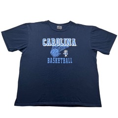 Colosseum UNC North Carolina Tar Heels Basketball T Shirt Navy Blue Mens 2XL Tee
