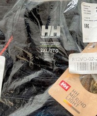 NEW Helly Hansen Merino Light Shirt XXL 100% Merino Wool Black Base Layer TShirt