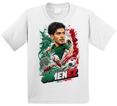 Raul Jimenez Mexico Soccer Caricature 2026 World Cup T Shirt