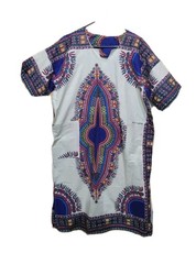 African Dashiki Shirt Mens M-L Chest 48″ Length 43″