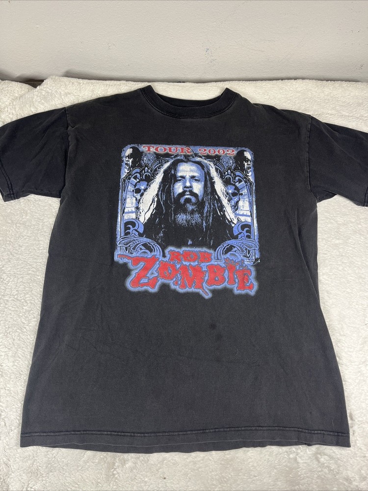 VINTAGE RARE ROB ZOMBIE TOUR Band TSHIRT 2002 SPEED DEMON TOUR XL