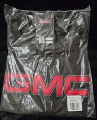 GMC Licensed MENS XL SHIRT, BLACK WITH RED GMC LOGO- NEVER OPENED, FREE SHIPPING