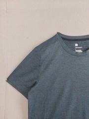 All In Motion Men T Shirt S Blue Crew Neck Short Sleeve Stretch Pullover Casual