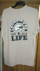 Airwalk Men’s Size XXL Pink Graphic Tee Skull “Look On The Bright Side Of Life”