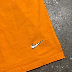 Y2K 2000s Nike Box Logo Orange Graphic T-Shirt