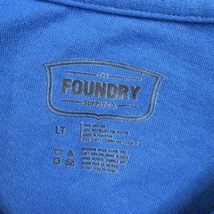NEW Foundry T Shirt Mens Size LT Blue I’M GAME Short Sleeve