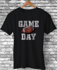 Game Day Distressed Football Lover Fans Vintage Retro Funny Gift Unisex T-Shirt