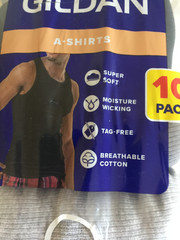 NWT Gildan 10 Pack Of A Shirts TANK T Tee Shirts Men Tagless Black and Gray