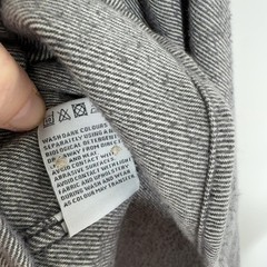 Portuguese Knowledge Flannel Men’s Long Sleeve Shirt XL Grey Cotton