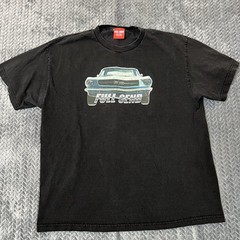 NELK BOYS Full Send Ford Mustang T-Shirt Mens XL Black Heavy Cotton Graphic