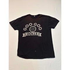 Goo Goo Dolls 2014 Tour T-Shirt Mens Large Black Graphic Band Tee Short Sleeve