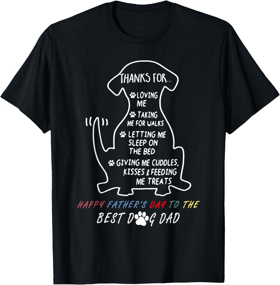 Happy Father’s Day Best Dog Dad T-Shirt