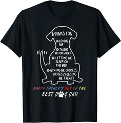 Happy Father’s Day Best Dog Dad T-Shirt