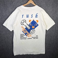 Vintage Rush Shirt Mens XL White 90s US Tour 1994 Counterparts Band Rock Rare