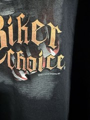American By Birth Biker By Choice Long Sleeve T-Shirt Black Mens 3XL USA Eagle