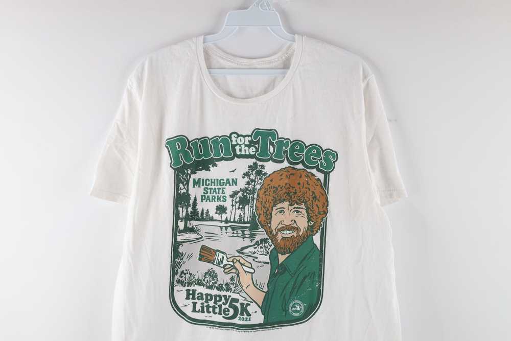 New Bob Ross Michigan State Parks Run Trees Cotton Unisex S-5XL Shirt BI04_220