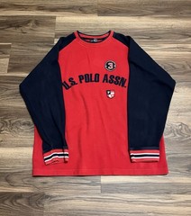 USPA Polo Association Longsleeve Mens Shirt Sz Large Vintage