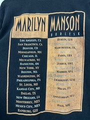 2003 Vintage Marilyn Manson The Golden Age of Grotesque Band T-Shirt Size L
