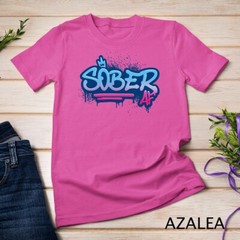 Sober AF Graffiti Crown NA AA Unisex T-shirt