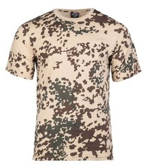 Mil-Tec German Tropentarn Camo T-Shirt 100% Cotton Size S-3XL Free Shipping!