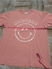 Shakawear Men’s Sooners Spreading Smiles Size Medium/Large Muted Pink Cotton
