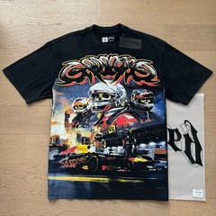 2026 NEW Godspeed Skeleton Knight Racing Driver printing Tee Mens Cotton T-shirt