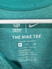 Nike NFL On Field Miami Dolphins Men’s Dri-Fit Shirt Aqua & Orange Size XL NWT