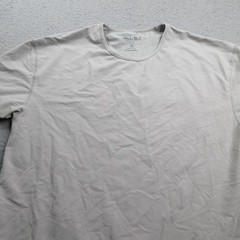 Bylt Premium Basics T-Shirt Mens Large Beige Short Sleeve LUX