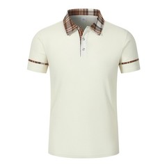 Men’s premium summer polo shirt, quick drying, breathable, casual, business fash